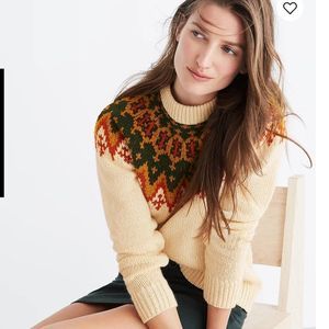 Madewell Fair Isle Pullover Sweater